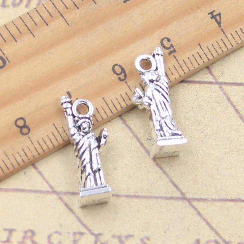 10 Buah Jimat Patung Liberty N - Jewelry Making New York ulasan dan harga