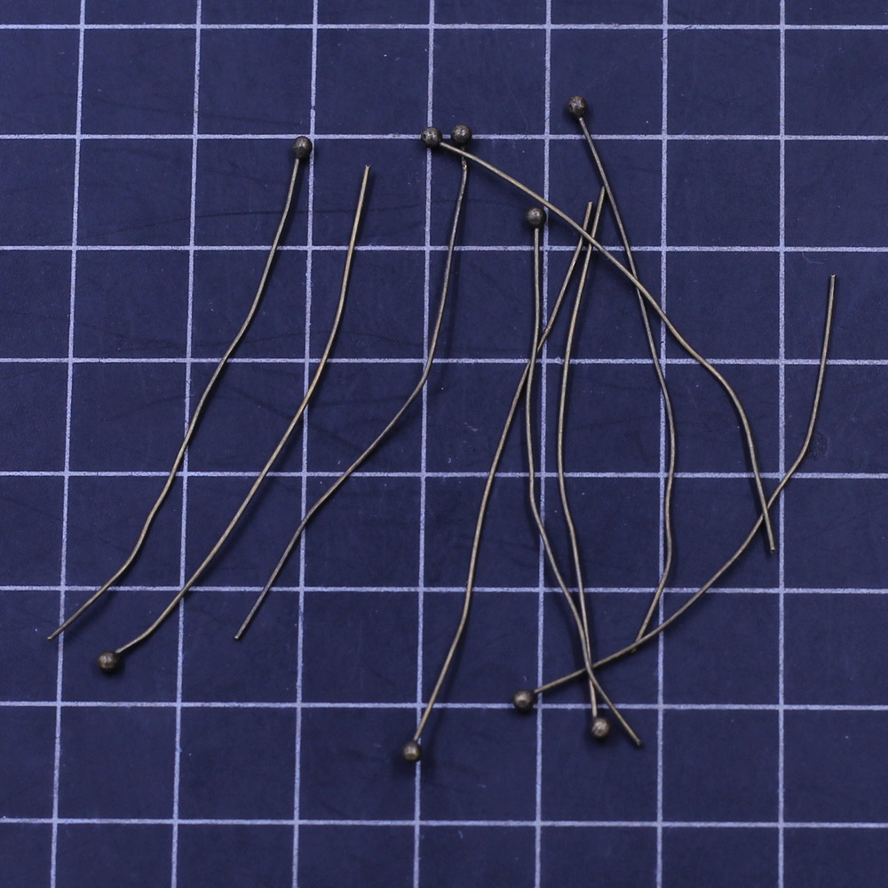 100 Buah Jarum Pin Kepala Bola - Jewelry Making Head Pins ulasan dan harga