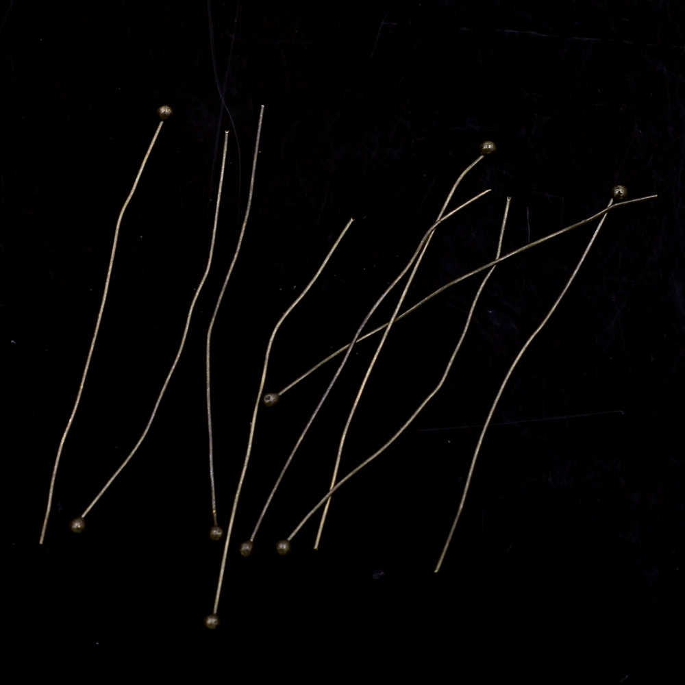 100 Buah Jarum Pin Kepala Bola - Jewelry Making Head Pins ulasan dan harga