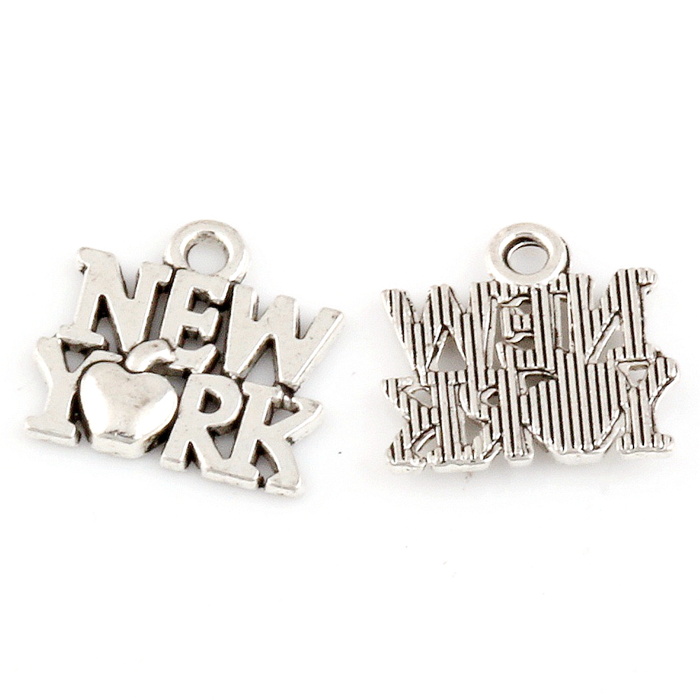30 Buah Liontin Jimat Paduan L - Jewelry Making New York ulasan dan harga