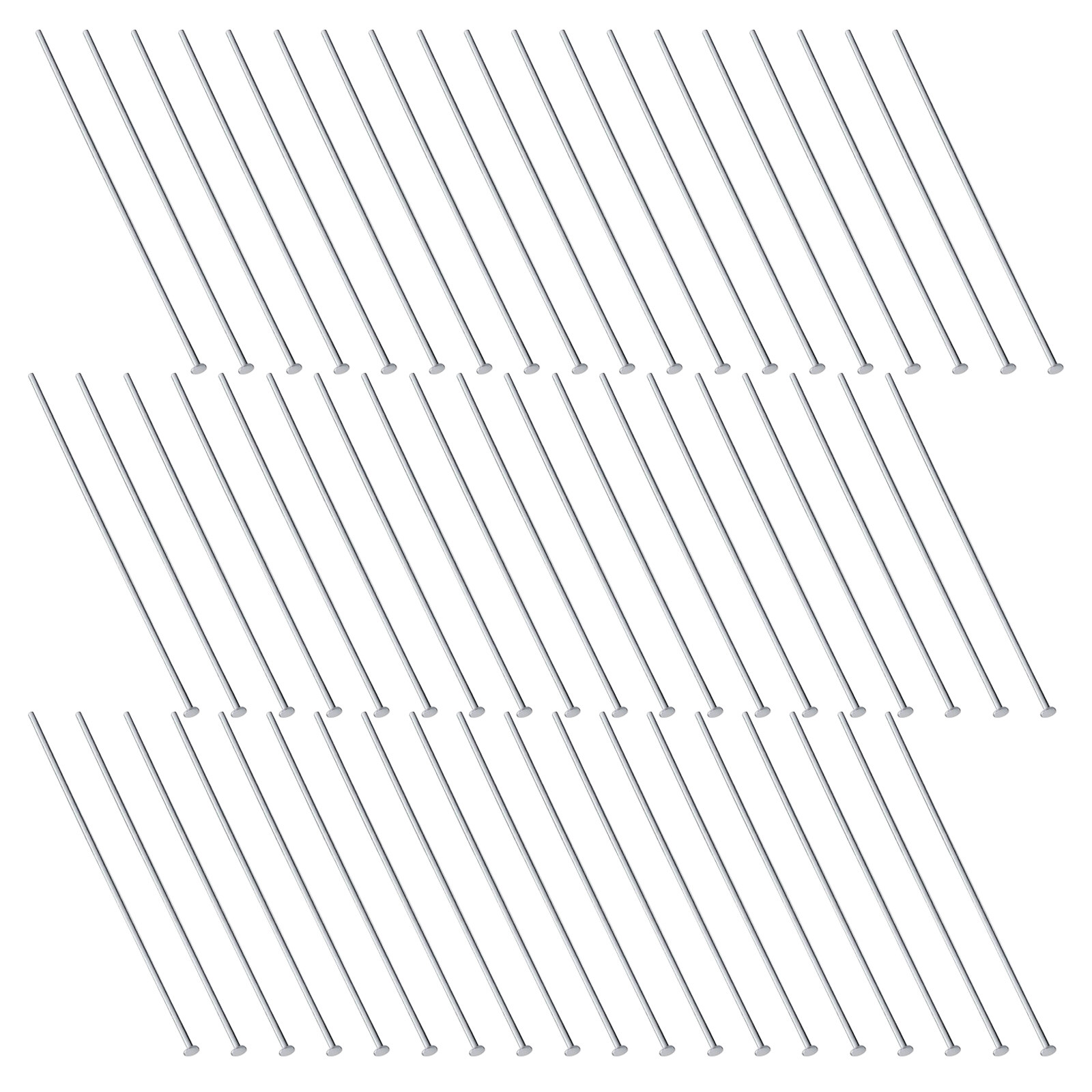 300Pcs Pin Datar Stainless Ste - Jewelry Making Head Pins ulasan dan harga