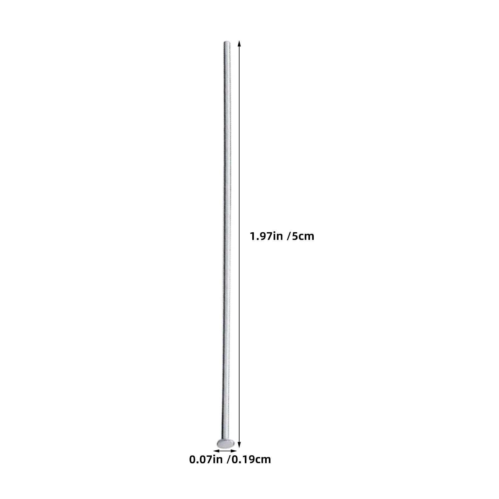 300Pcs Pin Datar Stainless Ste - Jewelry Making Head Pins ulasan dan harga