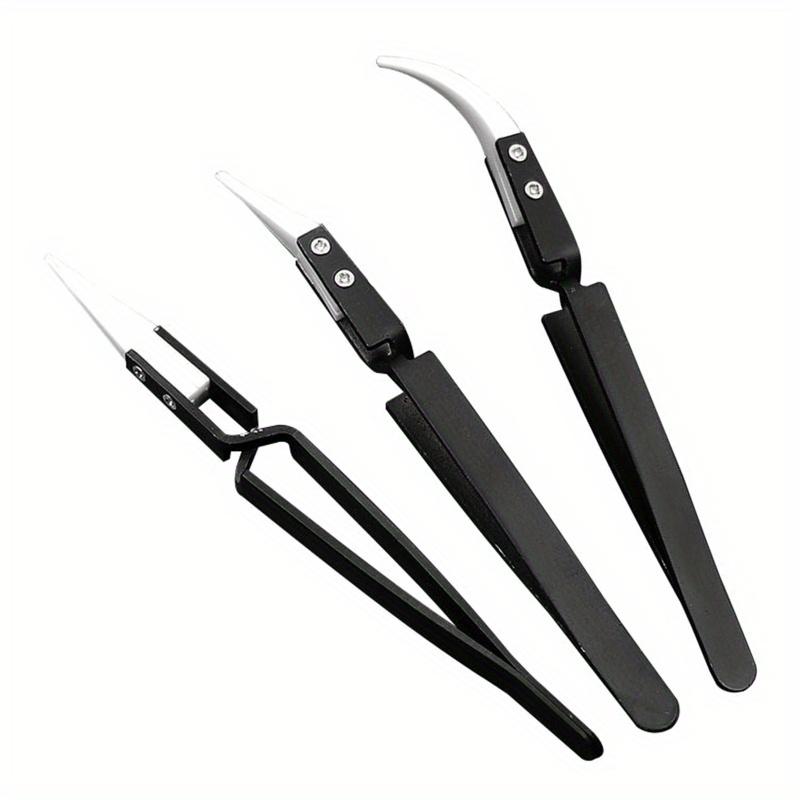 3 Buah/Set Pinset Baja Tahan K - Jewelry Making Tool Kit ulasan dan harga