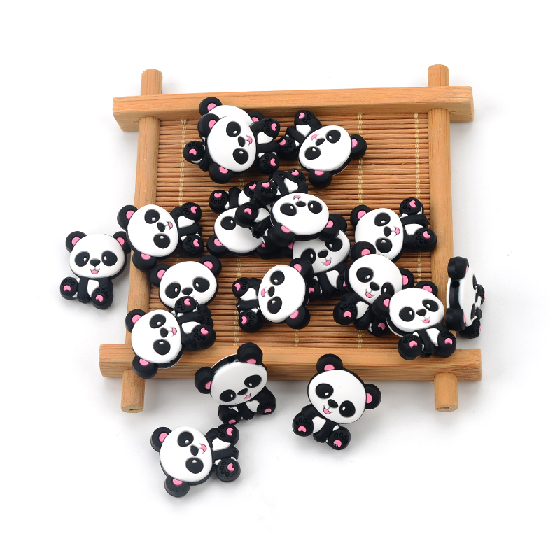 Manik-manik Panda Silikon 5 Bu - Jewelry Making 3 Year Old ulasan dan harga