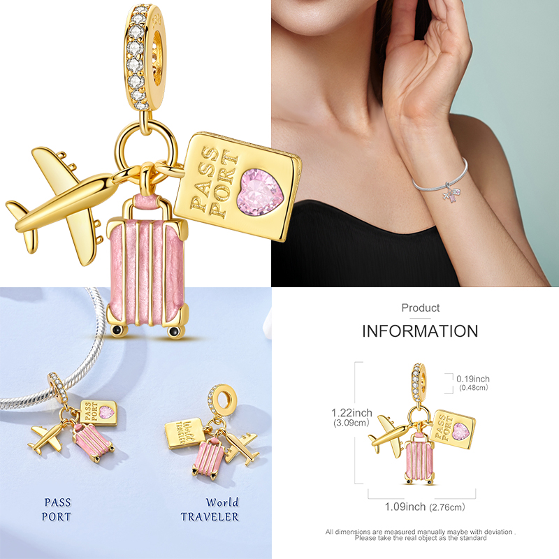 Liontin Seri Perjalanan Perak  - Jewelry Making Paris ulasan dan harga