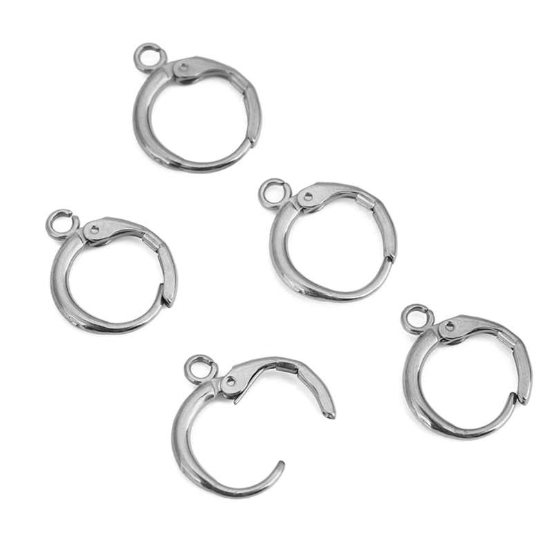 10 Buah 12Mm Kait Anting Hipoa - Jewelry Making Name ulasan dan harga