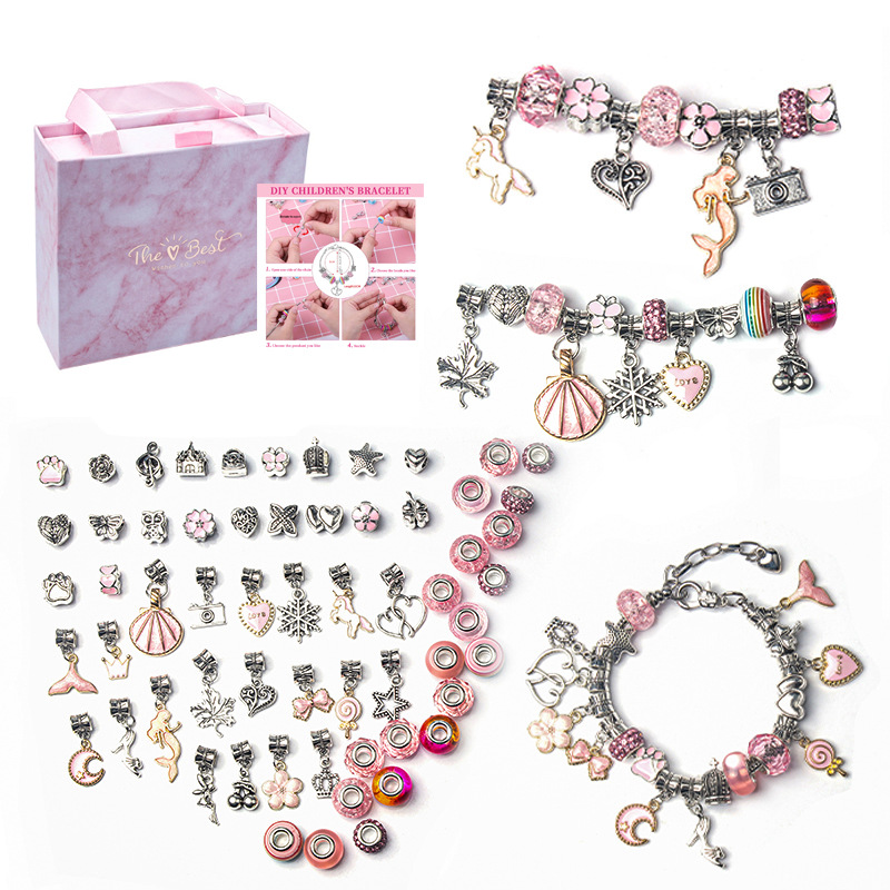 Set Gelang Manik-manik DIY den - Jewelry Making 3 Year Old ulasan dan harga