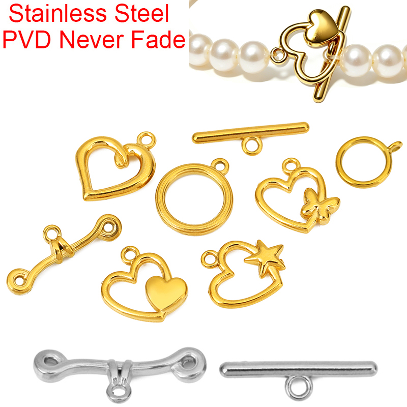 5 Set Kait Pengait Gelang Baja - Jewelry Making Name ulasan dan harga