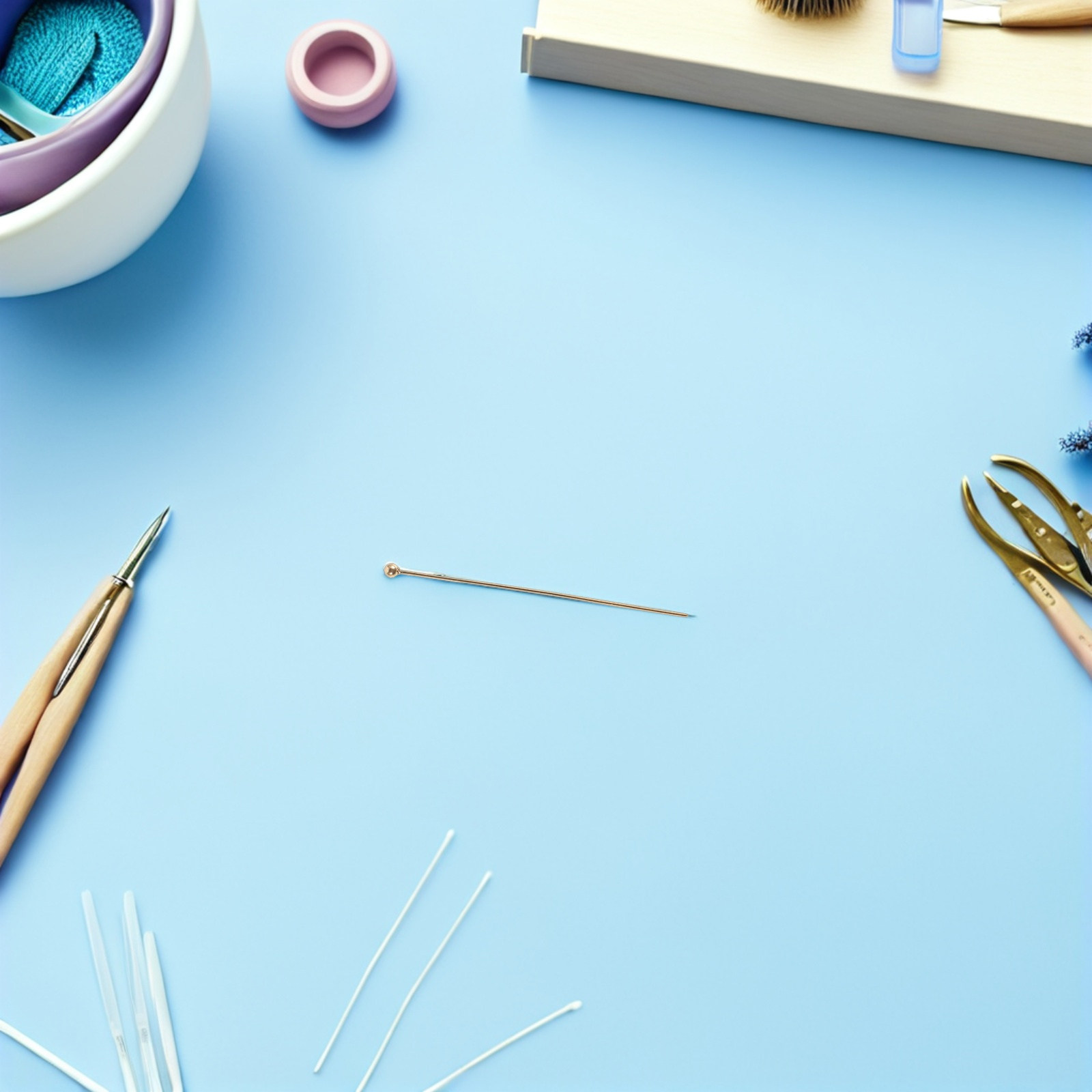 100Pcs Pin Kepala Bola Stainle - Jewelry Making Head Pins ulasan dan harga