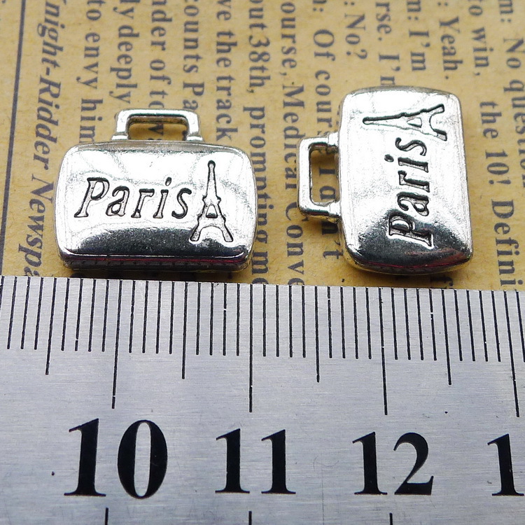 6 Buah/Lot 14X17Mm Warna Perak - Jewelry Making Paris ulasan dan harga