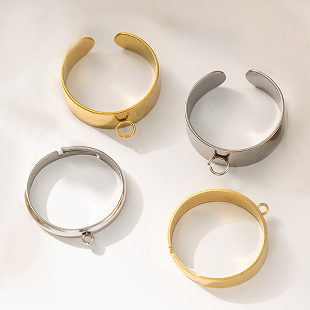5 Buah/Lot Dasar Cincin Terbuk - Jewelry Making Ring Tool ulasan dan harga