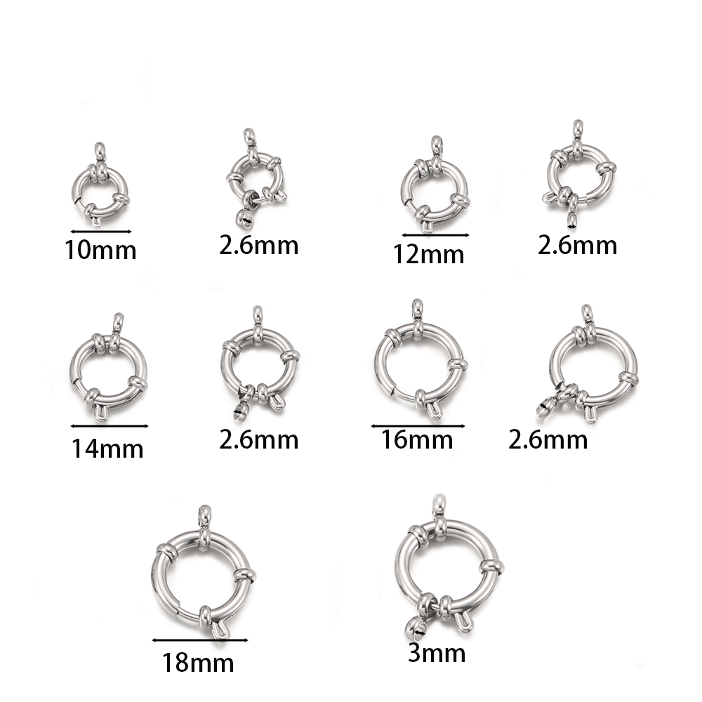 2 Buah Kait Gesper Pegas Bulat - Jewelry Making Name ulasan dan harga