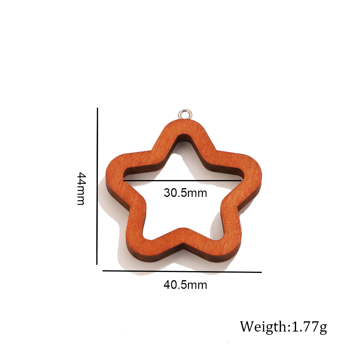 10 Buah Jimat Geometris Kayu S - Jewelry Making With Resin ulasan dan harga