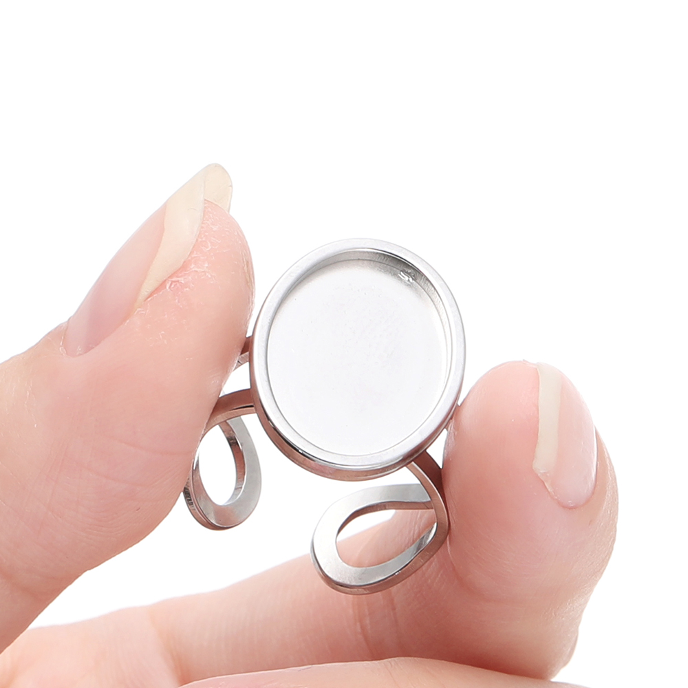 5Pcs/Lot Cincin Terbuka Bahan  - Jewelry Making Ring Tool ulasan dan harga
