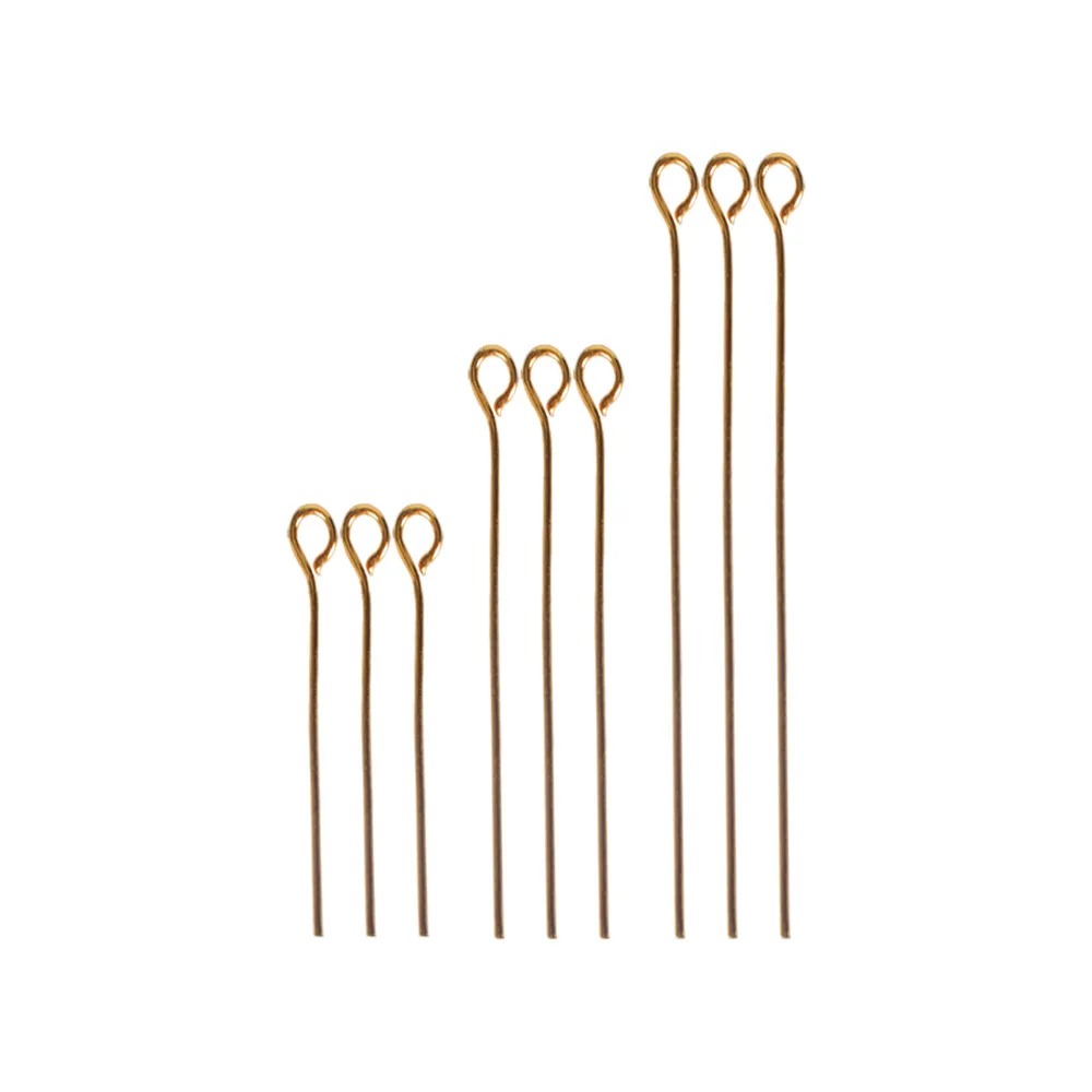 200PCS 16 20 30mm Mini Metal W - Jewelry Making Head Pins ulasan dan harga