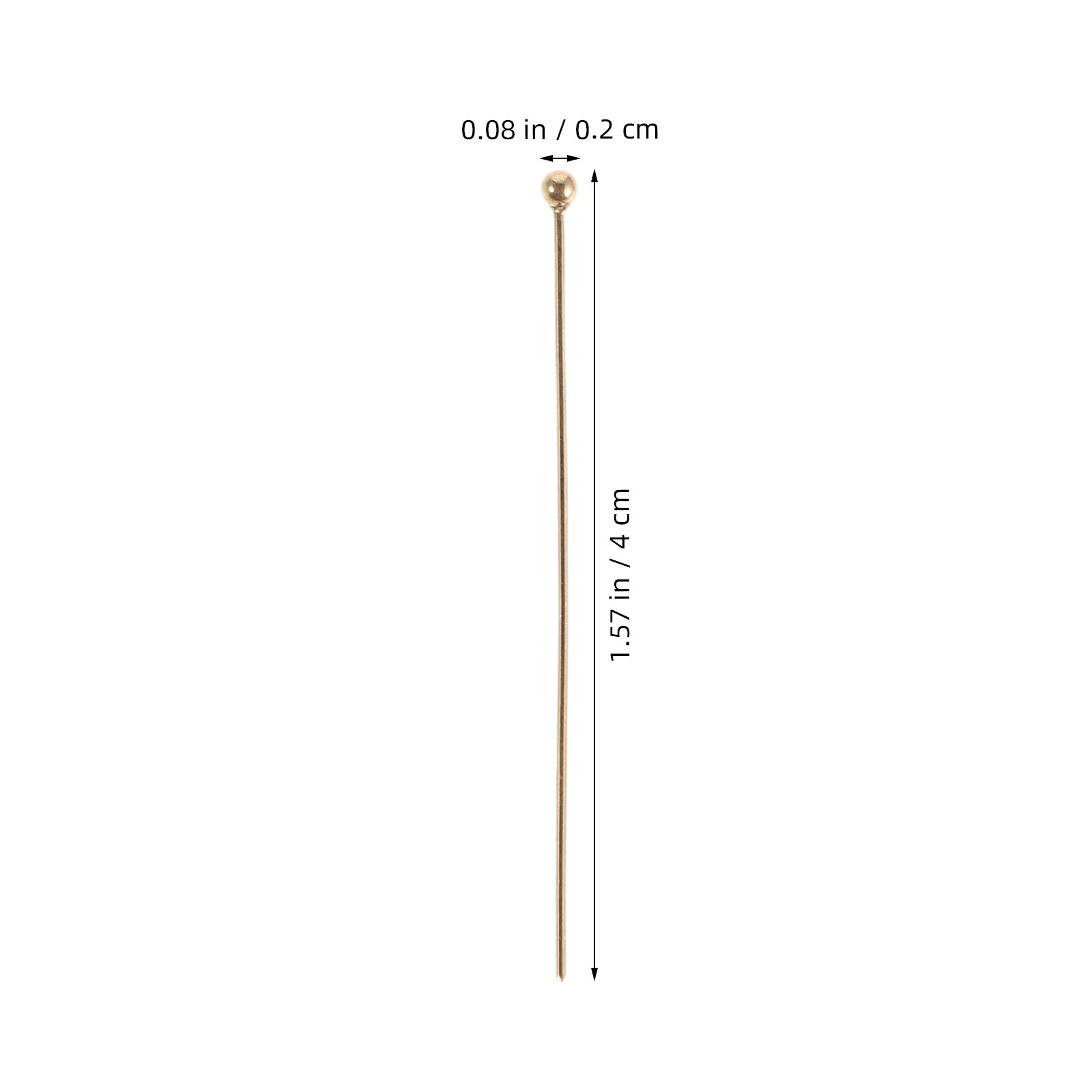 100 Buah Pin Kepala Bola Stain - Jewelry Making Head Pins ulasan dan harga