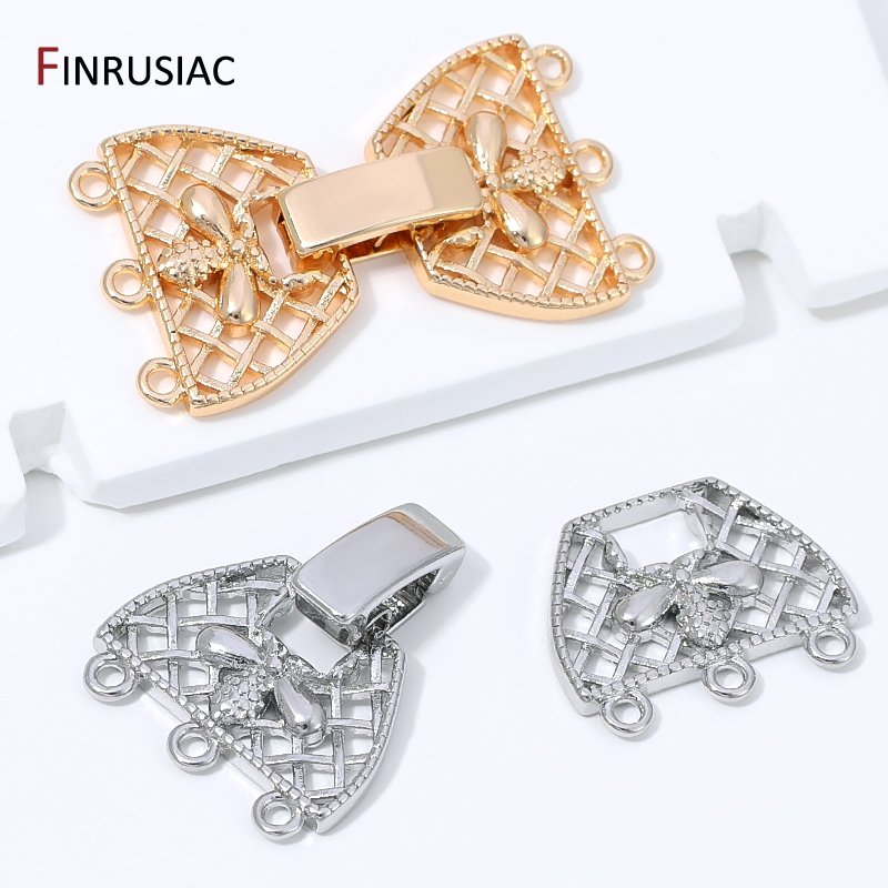 Konektor Kancing Mutiara 3 Bar - Jewelry Making Beads ulasan dan harga