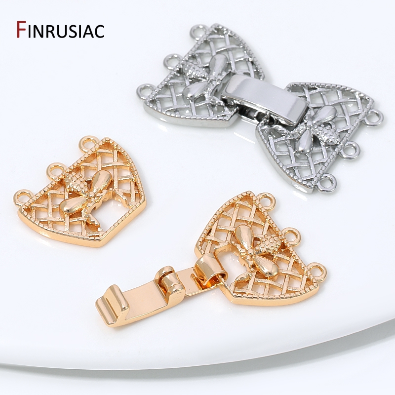 Konektor Kancing Mutiara 3 Bar - Jewelry Making Beads ulasan dan harga