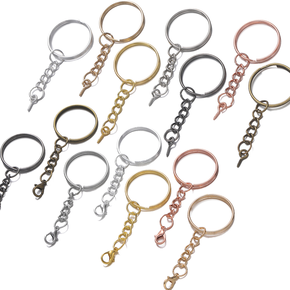 10pcs/Lot 25mm Gantungan Kunci - Jewelry Making Ring Tool ulasan dan harga