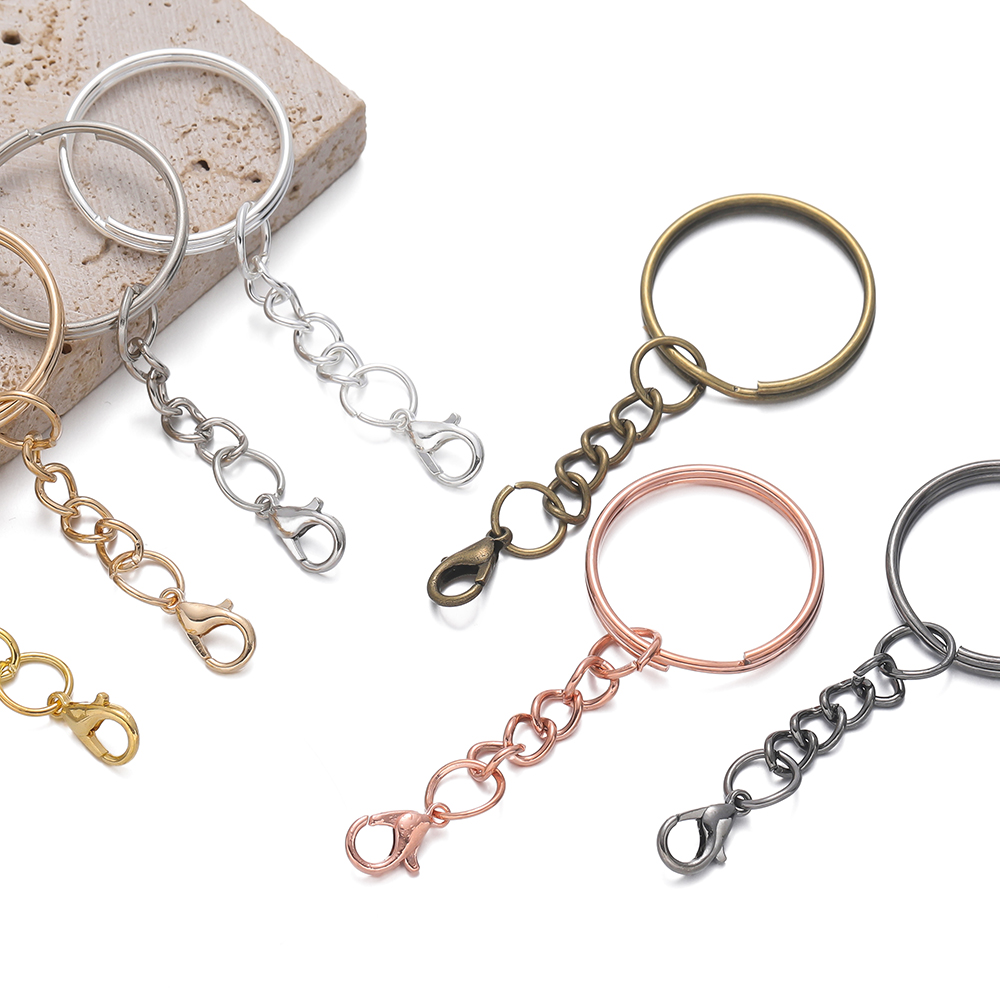 10pcs/Lot 25mm Gantungan Kunci - Jewelry Making Ring Tool ulasan dan harga