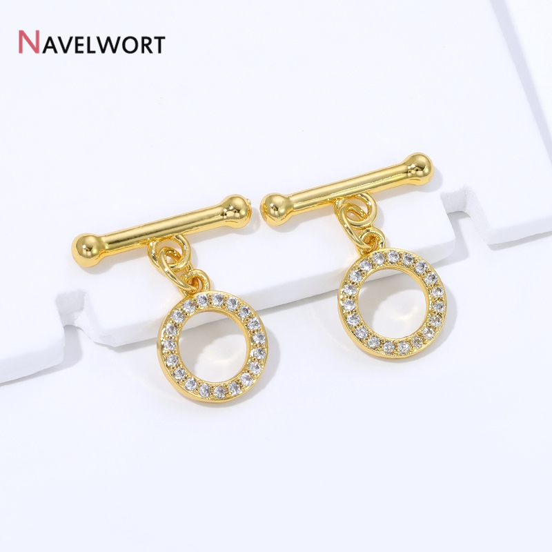 Konektor Kancing Emas 18K Lapi - Jewelry Making Name ulasan dan harga